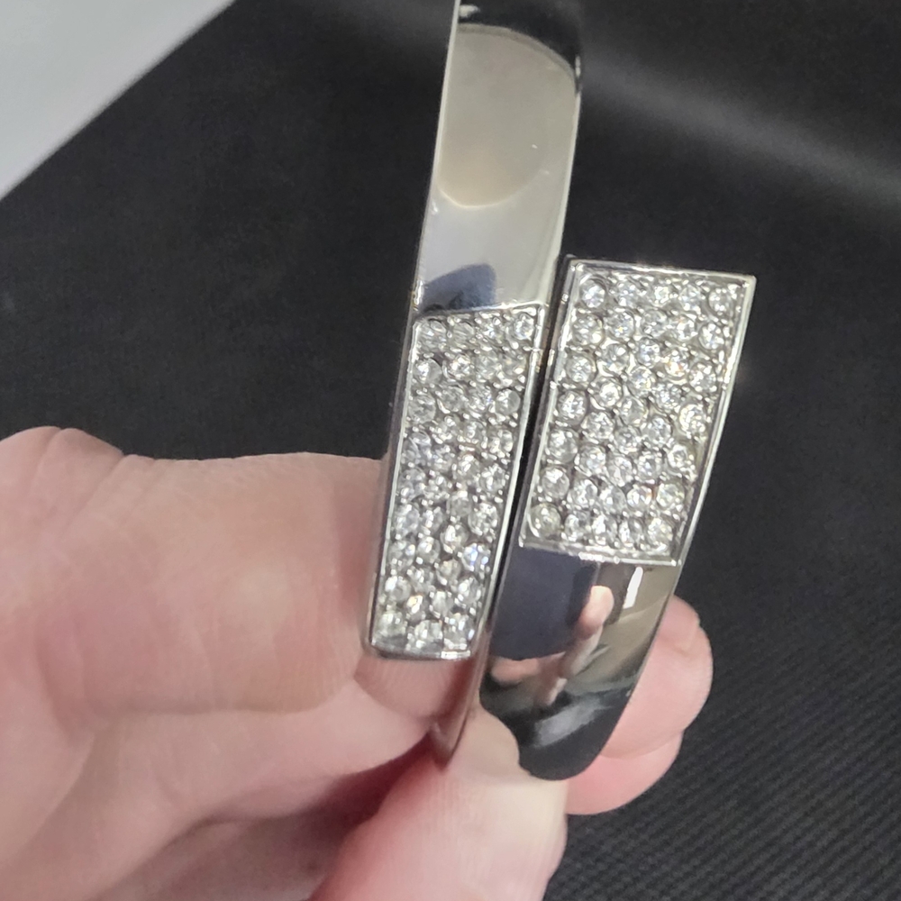 Silver Crystal-Embellished Bracelet Set (Costume Jewelry)